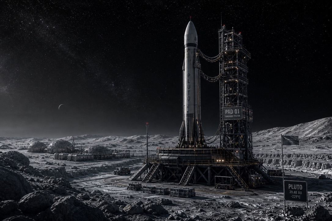 Pluto launch site